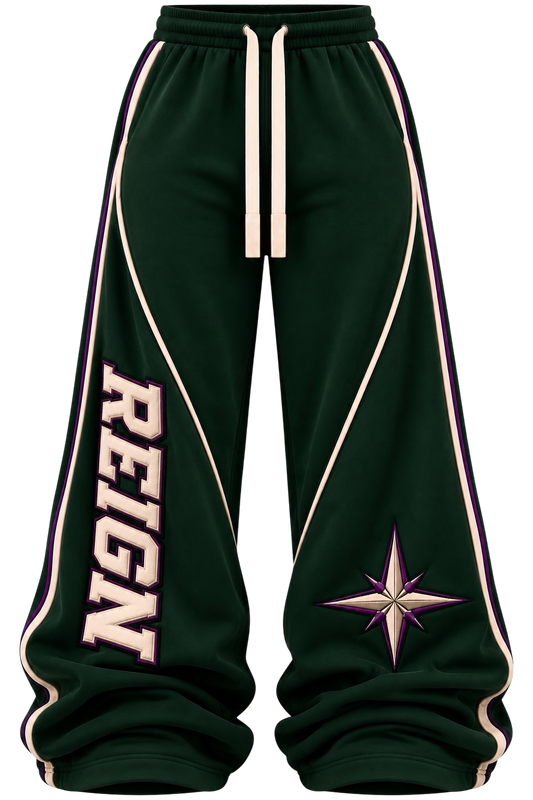 Reign Wide Leg Joggers (M)
